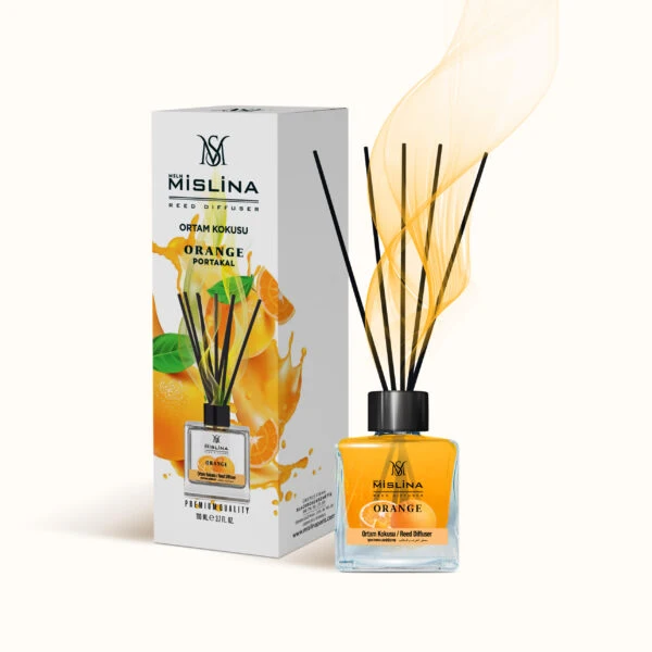 mislina-30-1.webp خوشبوکننده آوندی میسلینا رایحه orange حجم 110 میلی - تصویر 1