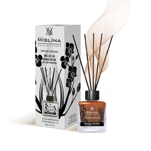 mislina-47-1.webp خوشبوکننده آوندی میسلینا رایحه black orchid حجم 110 میلی - تصویر 1