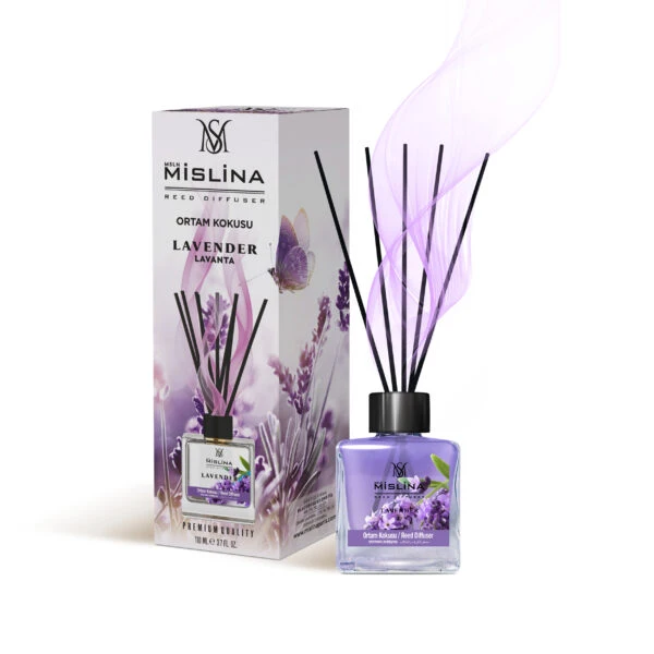 mislina-57-1.webp خوشبوکننده آوندی میسلینا رایحه lavender حجم 110 میلی - تصویر 1