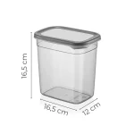 بانکه مستطیلی آنتراسیت 2 لیتری کیولوکس  ترکیه کد LM-4088 - تصویر 3