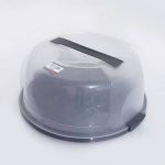 باکس نگهداری کیک ایراک پلاستیک ترکیه طوسی کد SA-200