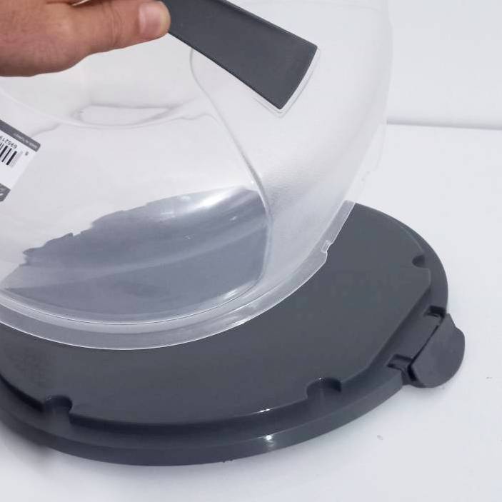 sa-200--- باکس نگهداری کیک ایراک پلاستیک ترکیه طوسی کد SA-200 - تصویر 2
