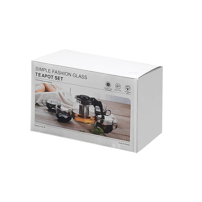 سرویس چای خوری 5 پارچه برند shemeso  کد 3035899 - تصویر 2