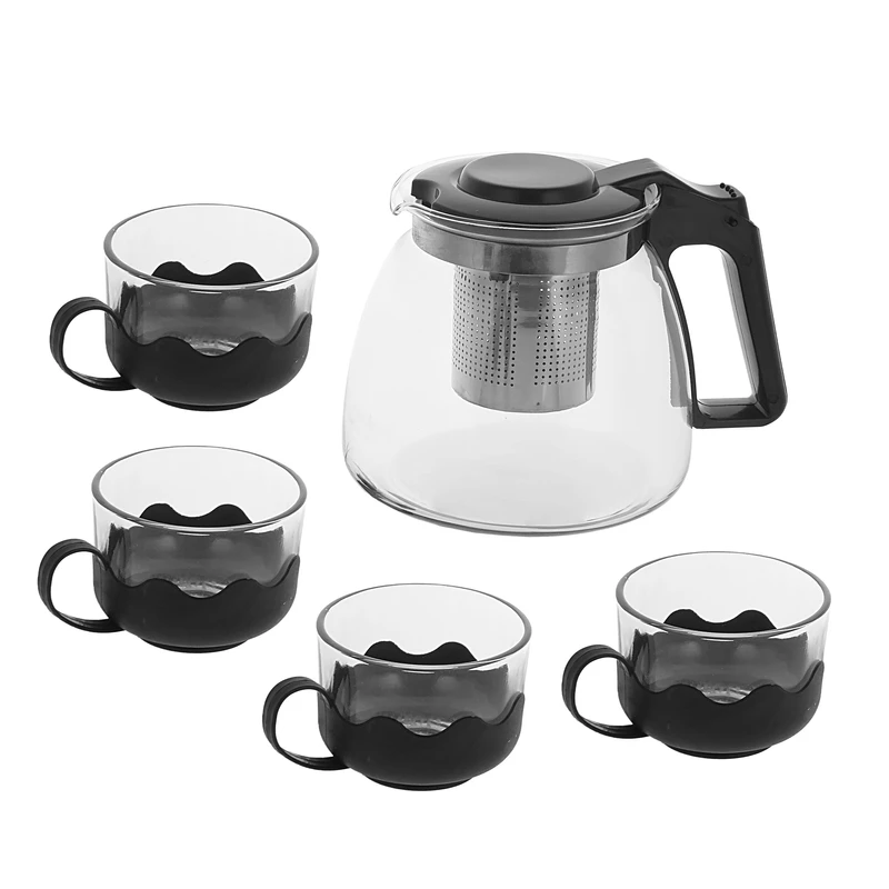 shemeso-teapot-1.webp سرویس چای خوری 5 پارچه برند shemeso  کد 3035899 - تصویر 1