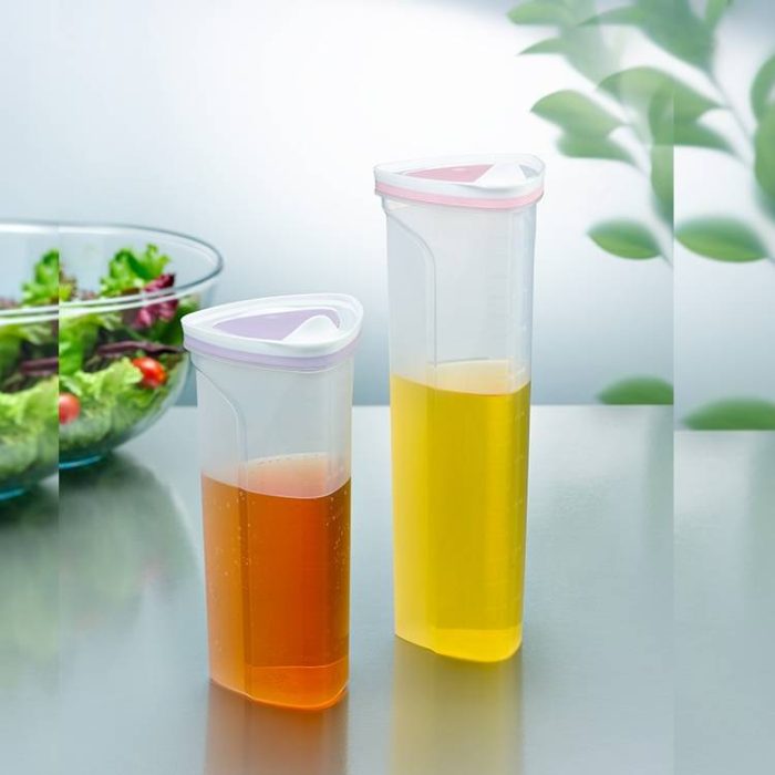 ست ظرف روغن  و سرکه گوندول ترکیه-سه گوش-2 عددی 8744 - تصویر 1