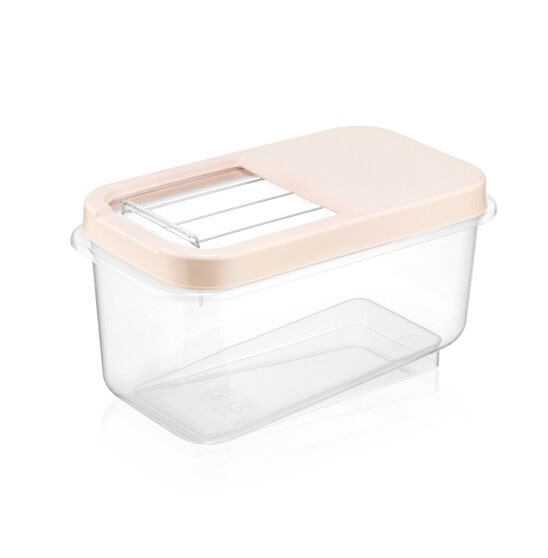 soft-chef-multibox-7.5-lt-code-00765-1.jpg ظرف نگهدارنده مالتی باکس 7.5 لیتری  درب کشویی  برند سافت شف ترکیه رنگ کرمی کد 00765 - تصویر 2