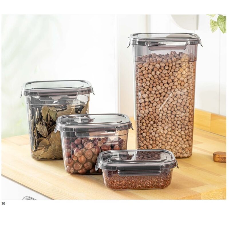 ست چهارسایز بانکه درب قفلدار فولی لایف ضدنشتی (tesny) کد 4043343