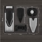 رنده اسلایسر برنر مدل V6 آلمانی اصل (V6 Professional Set )BORNER رنگ بنفش-استیل - تصویر 4