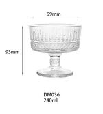 بستنی خوری الیسا دایموند 240 میلی 6 عدد کد DM036 - تصویر 2