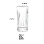 لیوان الیسا برند دایموند 280 میلی 6 عدد  کد DM327 - تصویر 2