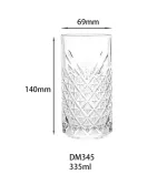 لیوان بلند تایملس دایموند 335 میلی 6 عدد کد DM345 - تصویر 2