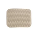 مت و پد آبگیر سینک و فریزر سیلیکونی گول پلاستیک RED ROSE ترکیه رنگ کرمی مدل WAVE کد GP143