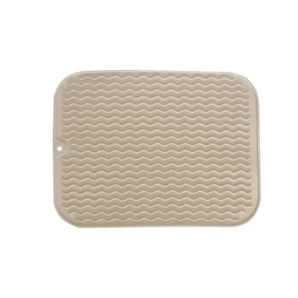 مت و پد آبگیر سینک و فریزر سیلیکونی گول پلاستیک RED ROSE ترکیه رنگ کرمی مدل WAVE کد GP143