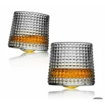 نیم لیوان چرخشی مربعی دلی گلس 6 عددی کد KB148A - تصویر 2