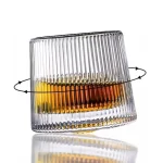 نیم لیوان چرخشی لاین دلی گلس 170 میلی 6 عددی کد KB148B - تصویر 2