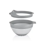 کاسه و برنج شور تاشو کیولوکس 3250 میلی لیتر رنگ سبز کد 009453 - تصویر 2